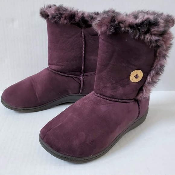 Vionic Shoes - Vionic Orthaheel Indulge Fairfax Faux Fur Boots 8
